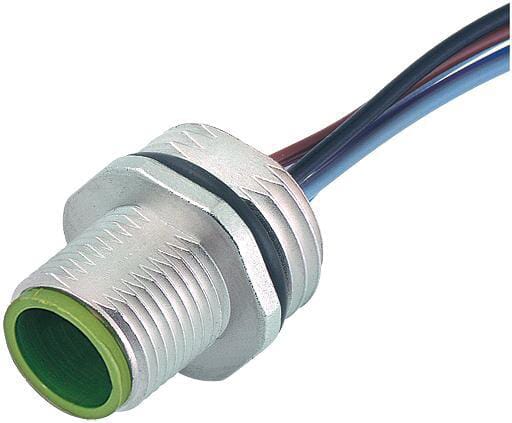 Murr Elektronik Men's Flange Plug M12, 4 Pole 7000135019710020