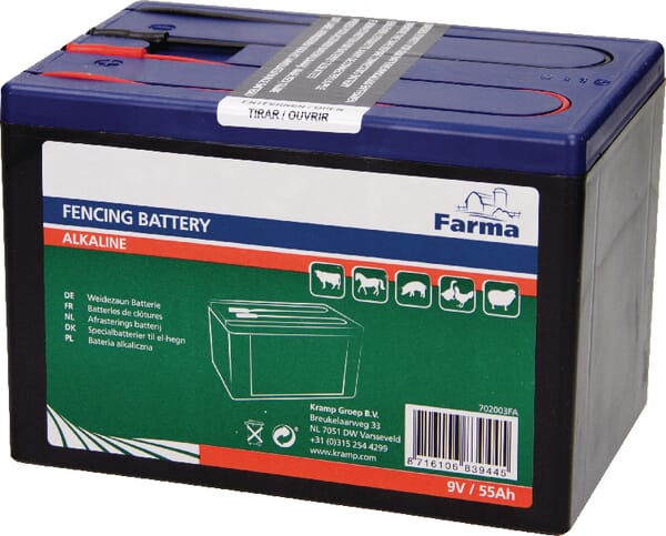 Farma Power Battery Alkaline 9V 55Ah 702003Fa