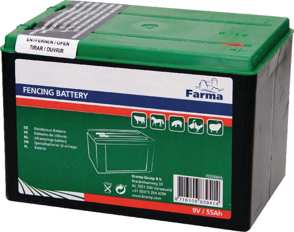 Farma Fence Battery 9V 55Ah 702006Fa
