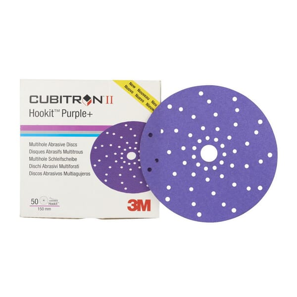3M Cubitron™ Ii Hookit™ Sanding Disc 737U, 150 Mm, Multihole 180+ 7100273957