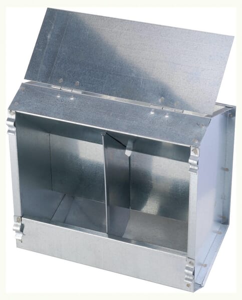 River Galvanised Rabbit Feeder Double 740134A