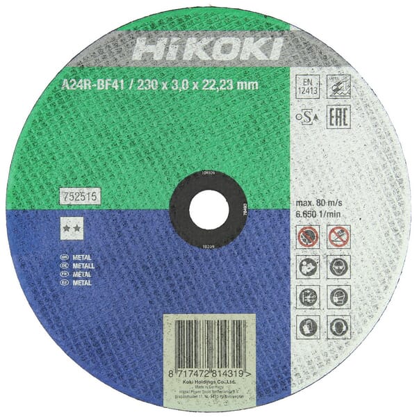 Hikoki Metal Cutting Disc 230X3mm 752515