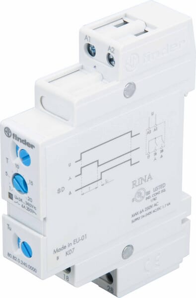 Finder Timer 2No 6A 240Vuc 808202400000