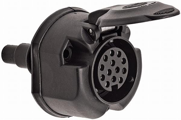 Hella Socket - 12V - 13-Pin Connector - Plug: Screw Contact 8Jb005949001