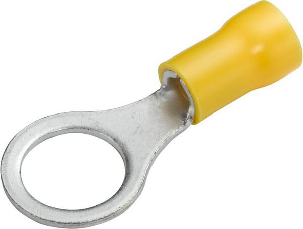 Hella Yellow Ring Connector, Diameter 10.5Mm Series A, 4-6Mm² Blister (50X), 8Kw044038003