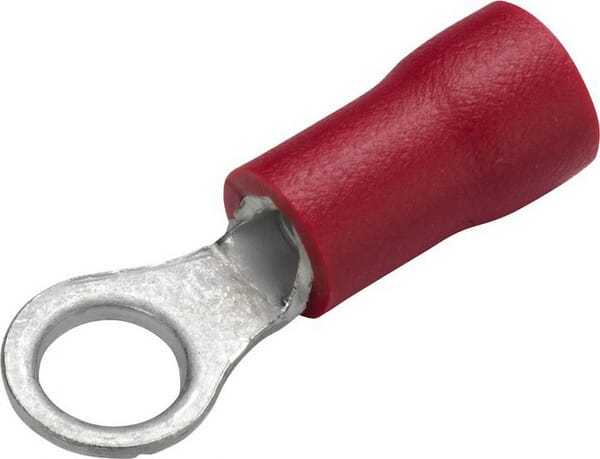 Hella Red Ring Connector, Diameter 4.3Mm Series A, 0.5-1Mm² Blister (100X), 8Kw044276003