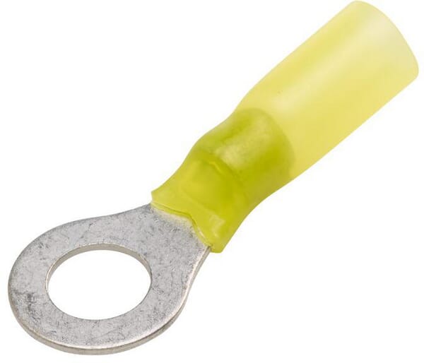 Hella Yellow Ring Connector, Diameter 8.4Mm Series A, 4-6Mm² Blister (25X), 8Kw732578003