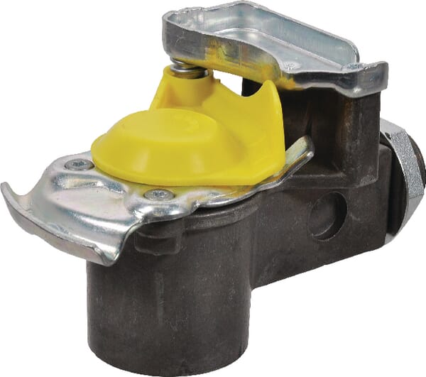 Wabco Yellow Coupling Head With Integrated Filter M16x1.5 - External Thread 9522010010