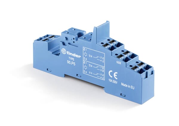 Finder Push-in terminal socket for series 40 95P5