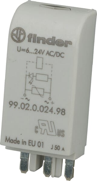 Finder Emc Module, Led+Varistor 9902002498