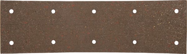Brake lining, rivet version