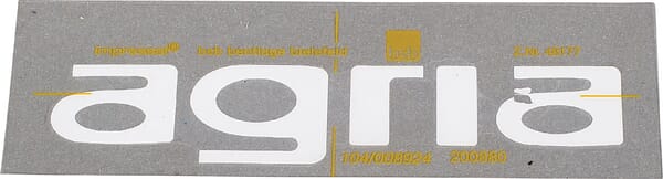 Agria White Plate Agw48177