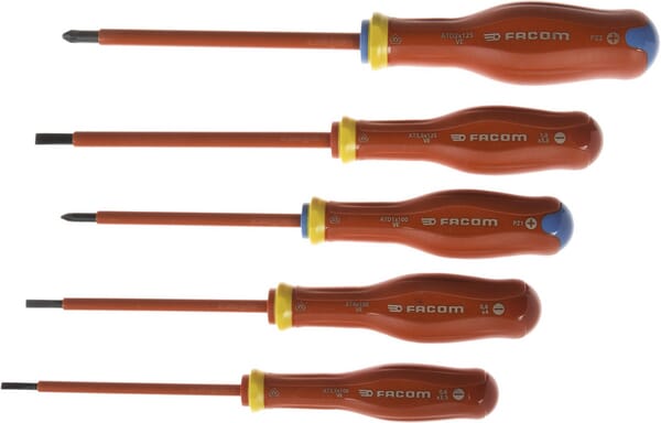 Facom Screwdriver Set Vde 5 Pcs. Atdj5ve