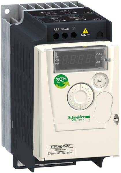 Schneider-Electric Frequency Inverter 1F-0,75Kw Atv12h075m2