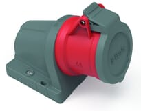 Bals Cee Wall Socket 16A 5P 400V Ip44 Qc Iq 92X94 B0110624