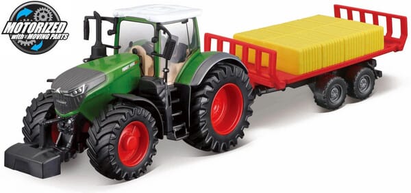 Bburago Fendt 1050 Vario Tractor And Bale Trailer Bb1831674