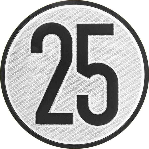 Unbranded Speed limit sign 25 BL25ES