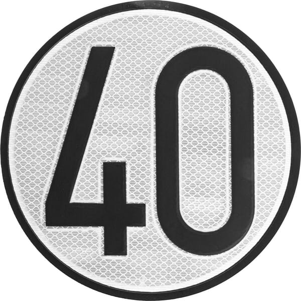 Unbranded Speed limit sign 40 BL40ES