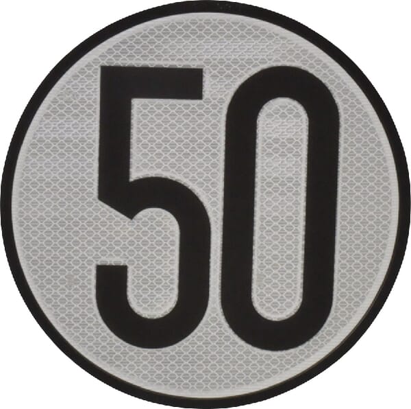 Unbranded Speed limit sign 50 BL50ES