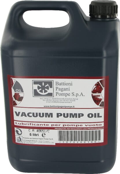 Battioni Pagani Vacuum pump oil, 5l, mineral, by BP5070