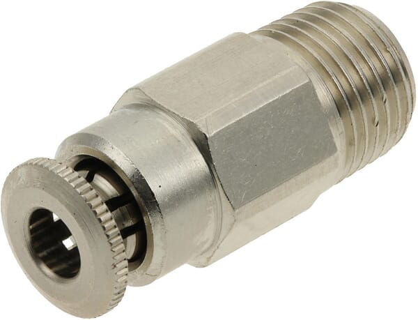 Kramp Men's Push-In Fitting Diameter 4Mm Straight, Thread 1/8" Clsg4rk18