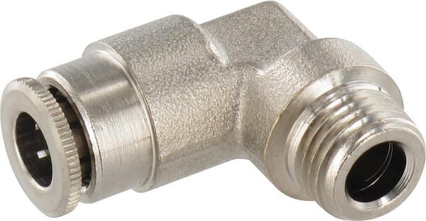 Kramp Men's Push-In Fitting Diameter 6Mm 90° Thread M10x1 Clws6mk101