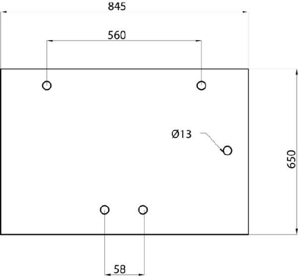 Kramp Rear Window Upper D7017