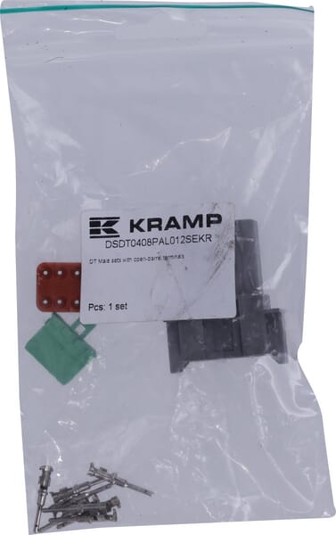 Kramp Men's Set Of Dt 8 Pin Connectors Plug Dsdt0408pal012sekr