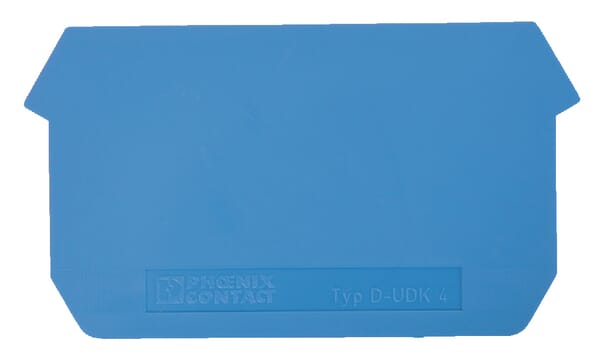 Phoenix Contact Blue End Plate Dudk4bu