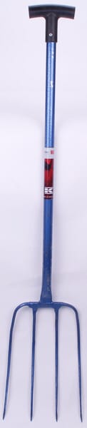 Unbranded Manure fork 4 prong, Tubeular T handle ES11021