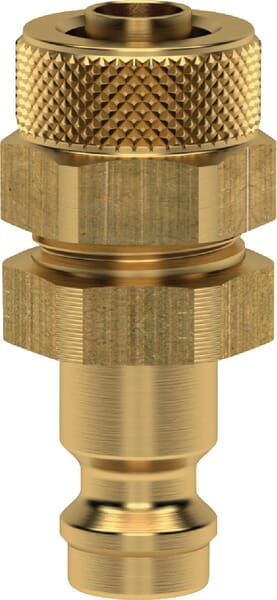 Lüdecke Male connector with 4x6mm hosetail ESM4SQ
