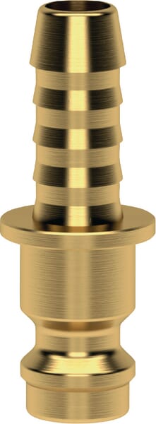 Lüdecke Male connector with 9mm hosetail ESM9S