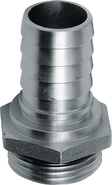 Piusi Men's Hose Tail 19Mm, 3/4" Bsp Straight V2a Stainless Steel F14132000