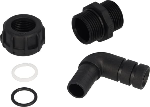 Piusi Men's Hose Tail 19Mm, 1" Bsp Thread 90° F15485000