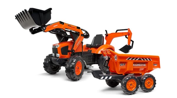 Falk Kubota With Excavator And Maxi Tilt Trailer F2090w
