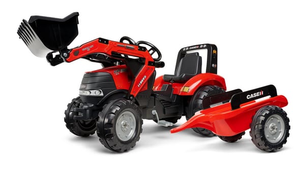 Falk Case Ih Backhoe With Trailer F996am