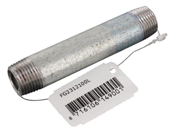 Kramp Pipe Nipple Galv. 1/2"X100mm Fg2312100l