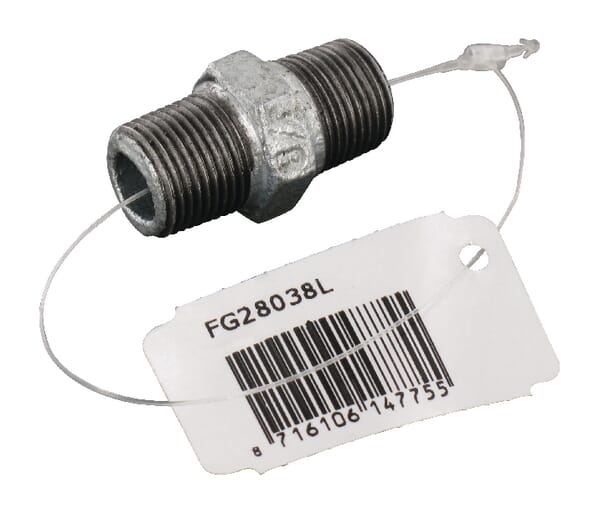 Kramp Men's Double Nipple Zn. 3/8" Fg28038l
