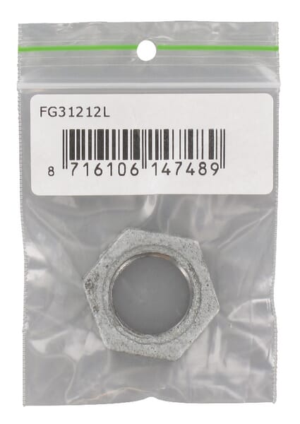Kramp Self-Locking Nut, Zn. 1/2" Fg31212l