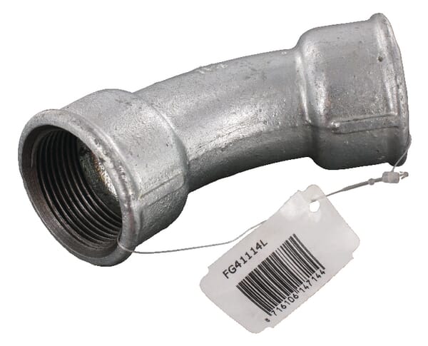 Kramp Elbow 45° Galv. 2Xf 1 1/4" Fg41114l