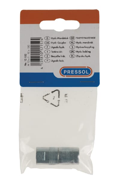 Pressol Grease Gun Coupler M10 Bli. Fp12152