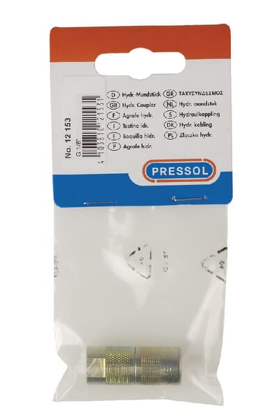 Pressol Grease Gun Coupler 1/8" Bli. Fp12153