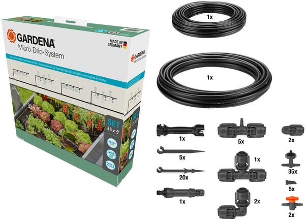 Gardena Micro-Drip Irrigation Set (35 Plants) Ga13455