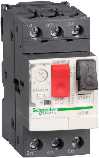Schneider-Electric Overload Relays 0.4-0.63A Gv2me04
