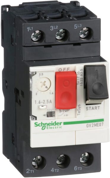 Schneider-Electric Overload Relay 1.6-2.5-A Gv2me07