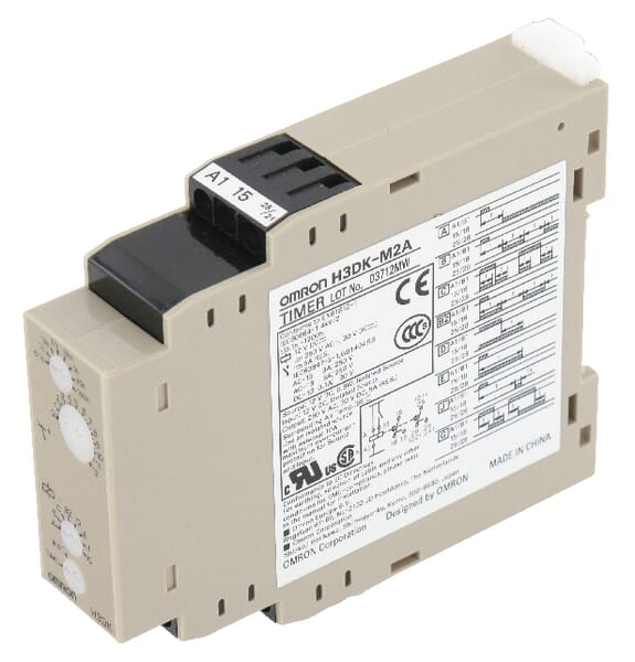 Omron Multifunc Timer, 12 Vdc, Dpdt H3dkm2a12vdc