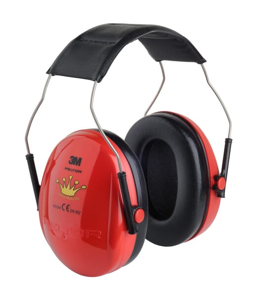 Peltor™ Red Hearing Protection Kids Princess H510akrd