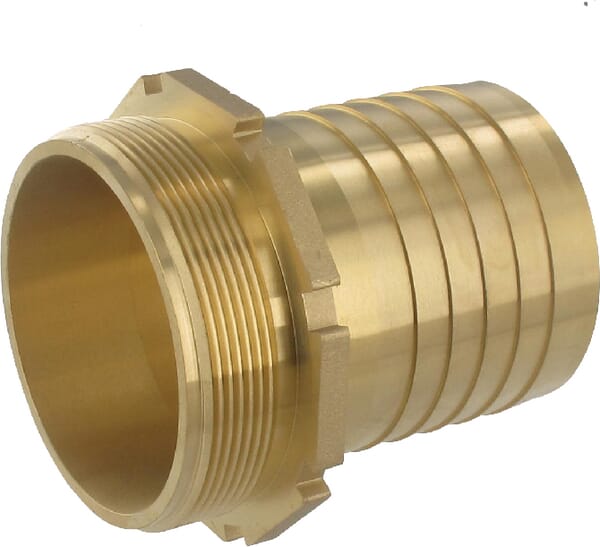 Unbranded Brass swage cplng 75mm 3"out. HCN120HBR075075
