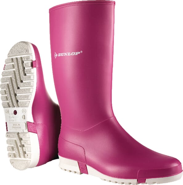 Dunlop Pink Boots Size 2.5 Sport Retail K27211135