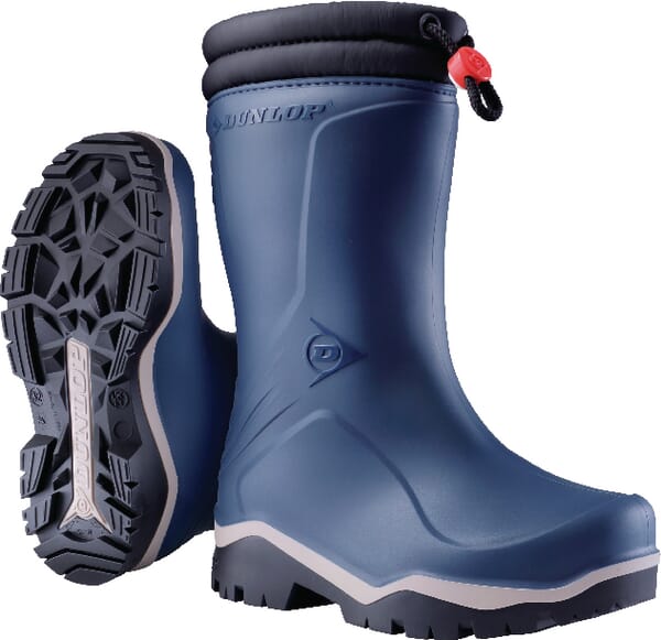 Dunlop Blue/Black Boots / Childs Size 13 Wellingtons Blizzard K35406132